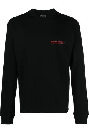 GR10K Logo-print cotton jumper