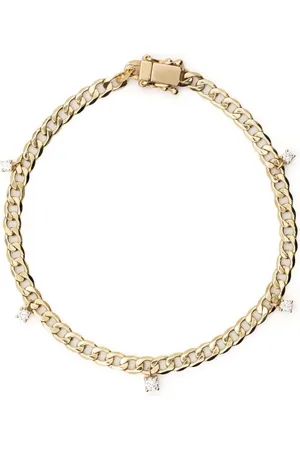 EF Collection 14kt yellow diamond chain bracelet