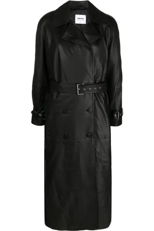 s.w.o.r.d 6.6.44 Belted leather jacket
