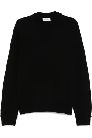 Atomofactory Layered-edge sweater