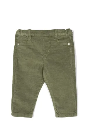 Tartine Et Chocolat Logo-patch stretch-cotton trousers