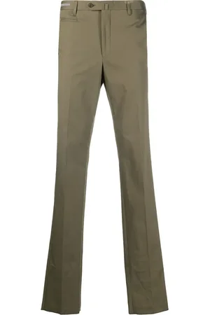 corneliani Pressed-crease tailored trousers