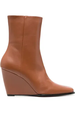 Wandler Square-toe 90mm ankle boots