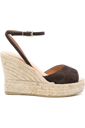 MANEBI 110mm suede espadrilles