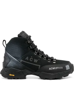 A-cold-wall* Logo-print mesh high-top sneakers