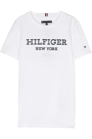 Tommy Hilfiger Logo-embroidered cotton T-shirt