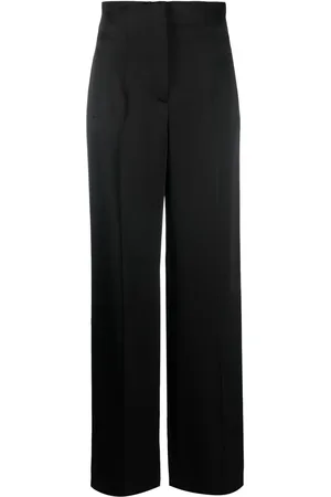 Alberta Ferretti Pleat-detail straight-leg trousers