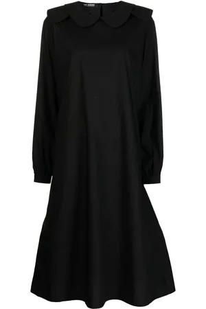 RAF SIMONS Rounded-collar midi dress