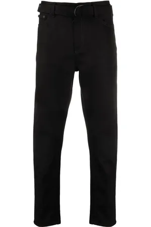OFF-WHITE Indust belted slim-fit jeans