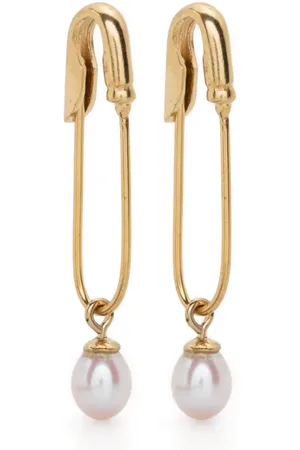 Beatriz Palacios Safety Pin drop earrings