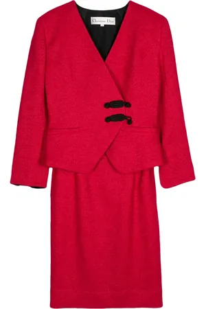 Dior Side toggle fastening skirt suit