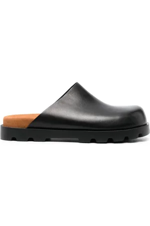 Camper Square-toe leather slippers