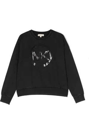 Michael Kors Sequin logo-detail cotton sweatshirt