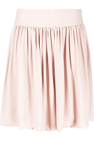 Dior 2010s high-waist gathered skirt