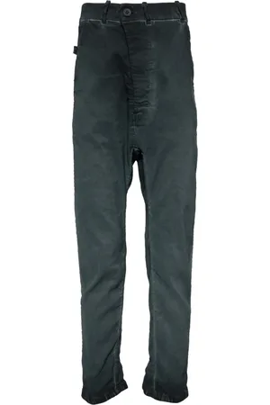 11 BY BORIS BIDJAN SABERI Elasticated-cuff inset-pocket trousers