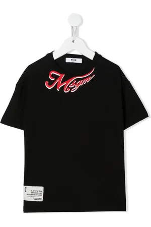 Msgm Logo-print detail T-shirt