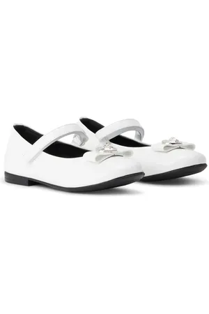 VERSACE Ribbon Heart Medusa ballerina shoes