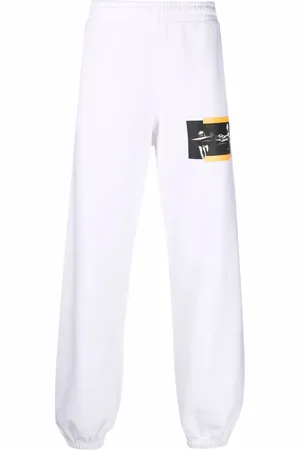 OFF-WHITE Caravaggio painting slim track pants