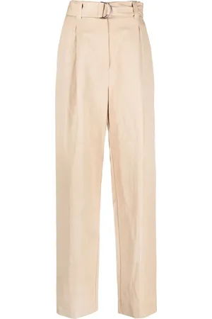 Msgm Belted straight-leg trousers