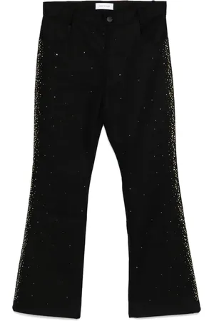 Ernest W. Baker Studded straight-leg jeans