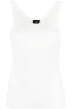 THOM KROM Scoop- neck sleeveless top