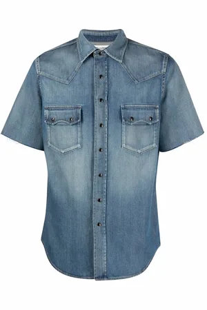 Saint Laurent Denim short-sleeve shirt