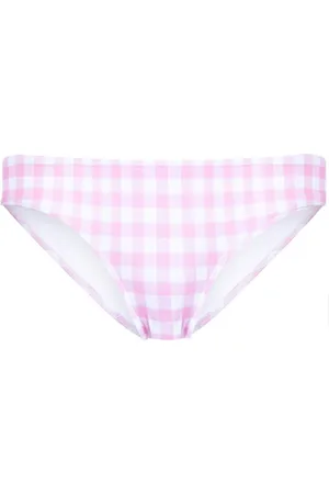 Ephemera Gingham check-pattern bikini bottoms