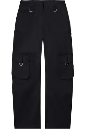 OFF-WHITE Straight-leg cotton cargo trousers
