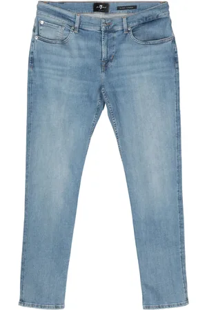 7 for all Mankind Mid-rise slim-fit jeans