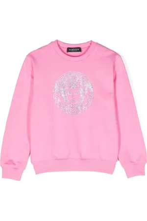 VERSACE Crystal-embellished Medusa sweatshirt