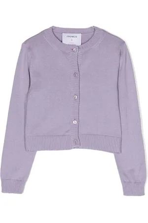 Simonetta Fine knit long-sleeve cardigan