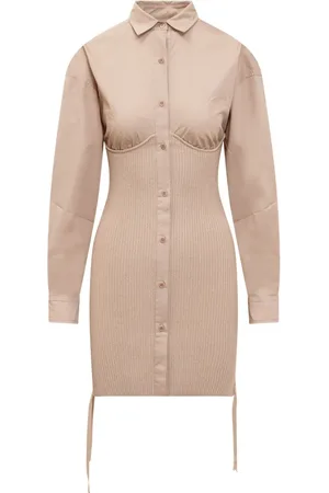 ANDREADAMO Ribbed mini dress