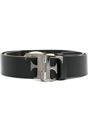 Gianfranco Ferré 1990s logo-buckle belt