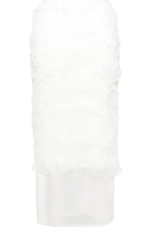 Cecilie Bahnsen Glenda organza midi skirt