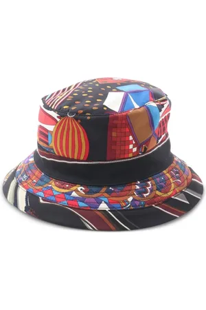 Hermès 2000s patterned bucket hat
