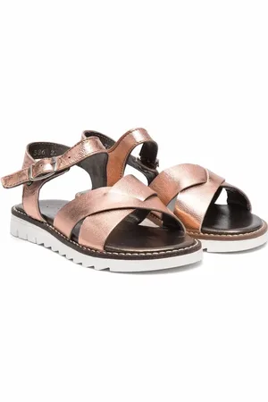 PèPè Effect leather sandals
