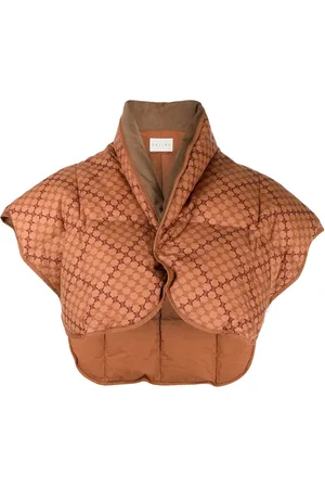 Céline Padded plaid bolero
