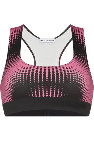 Paco rabanne Geometric-print sports bra