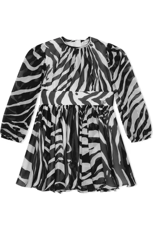 Dolce & Gabbana Zebra-print chiffon minidress