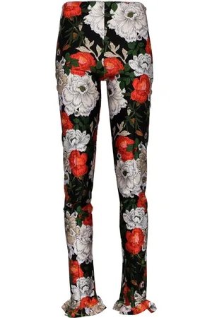 MERYLL ROGGE Floral-print skinny trousers