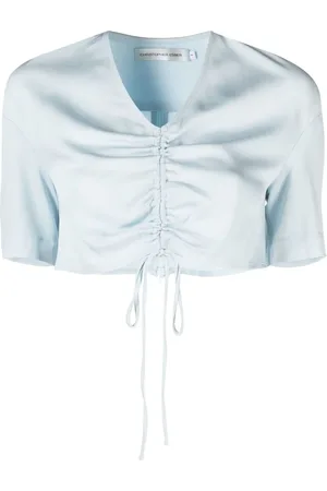 CHRISTOPHER ESBER V-neck cropped top