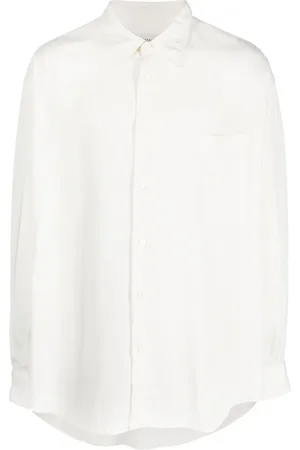 LEMAIRE Pointed-collar lyocell shirt