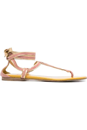 Hermès 2000s lace-up flat sandals