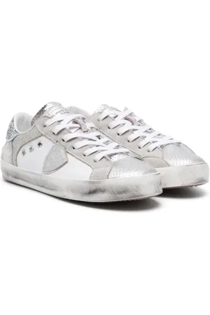 Philippe model Paris panelled leather sneakers