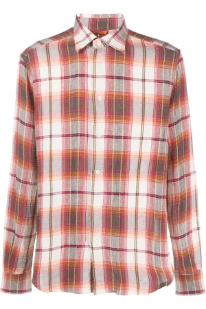 BARENA Plaid-check pattern shirt