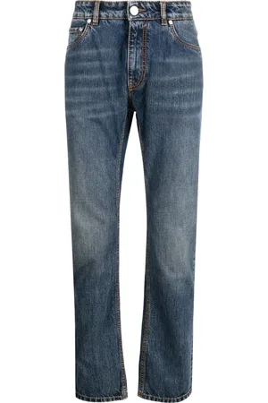 Etro Pegaso-motif slim-cut jeans