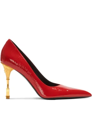 Balmain Moneta patent leather pumps