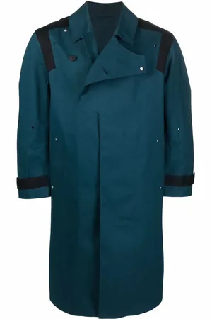 A-cold-wall* Logo-badge longline trench coat