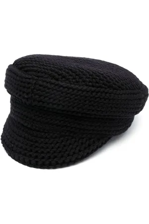 Ruslan Baginskiy Chunky-knit baker boy cap