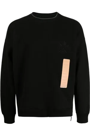 4SDESIGNS UTEP-print cotton sweatshirt